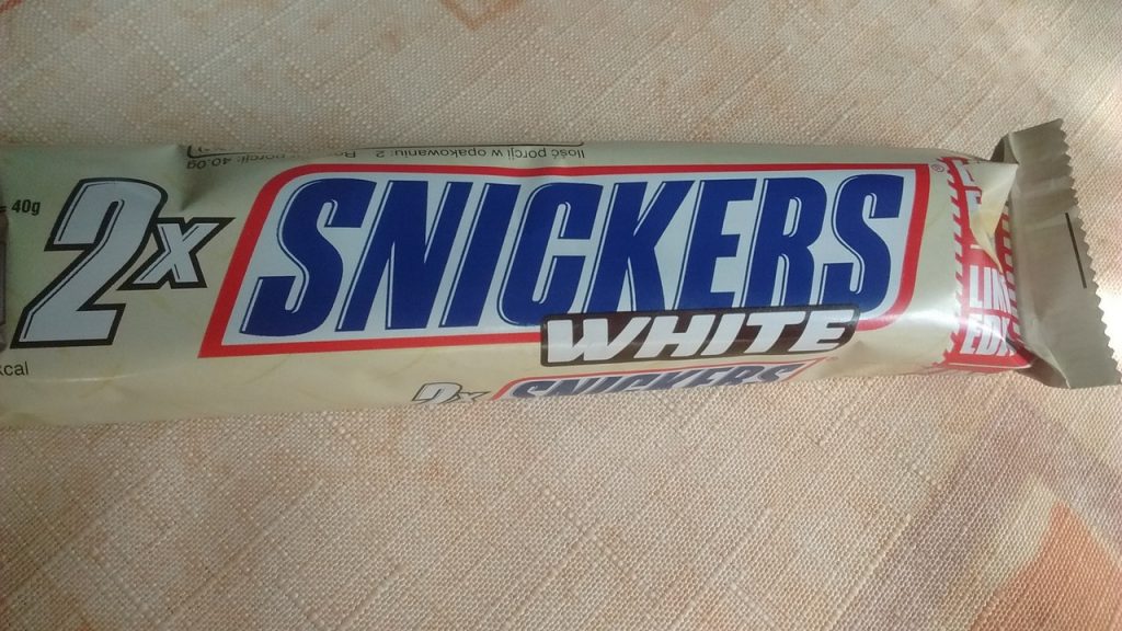 biały snickers