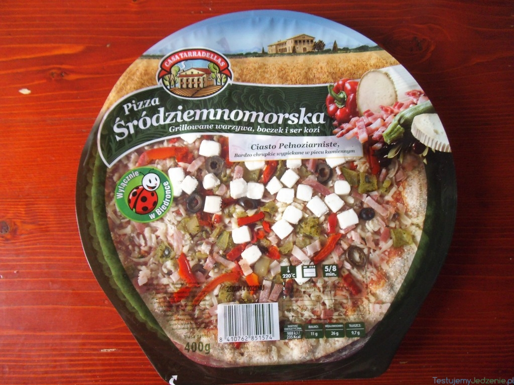 pizza śródziemnomorska z biedronki