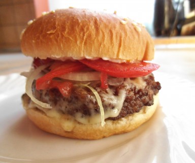 gotowy chesseburger z lidla