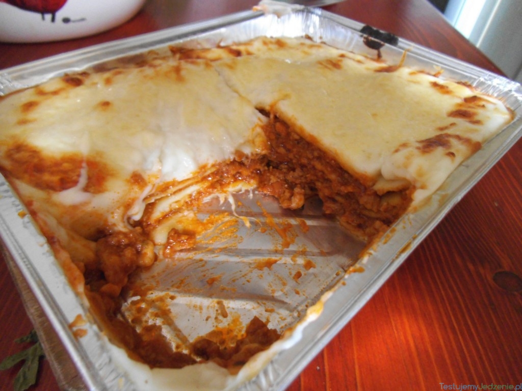 test lasagne z biedronki