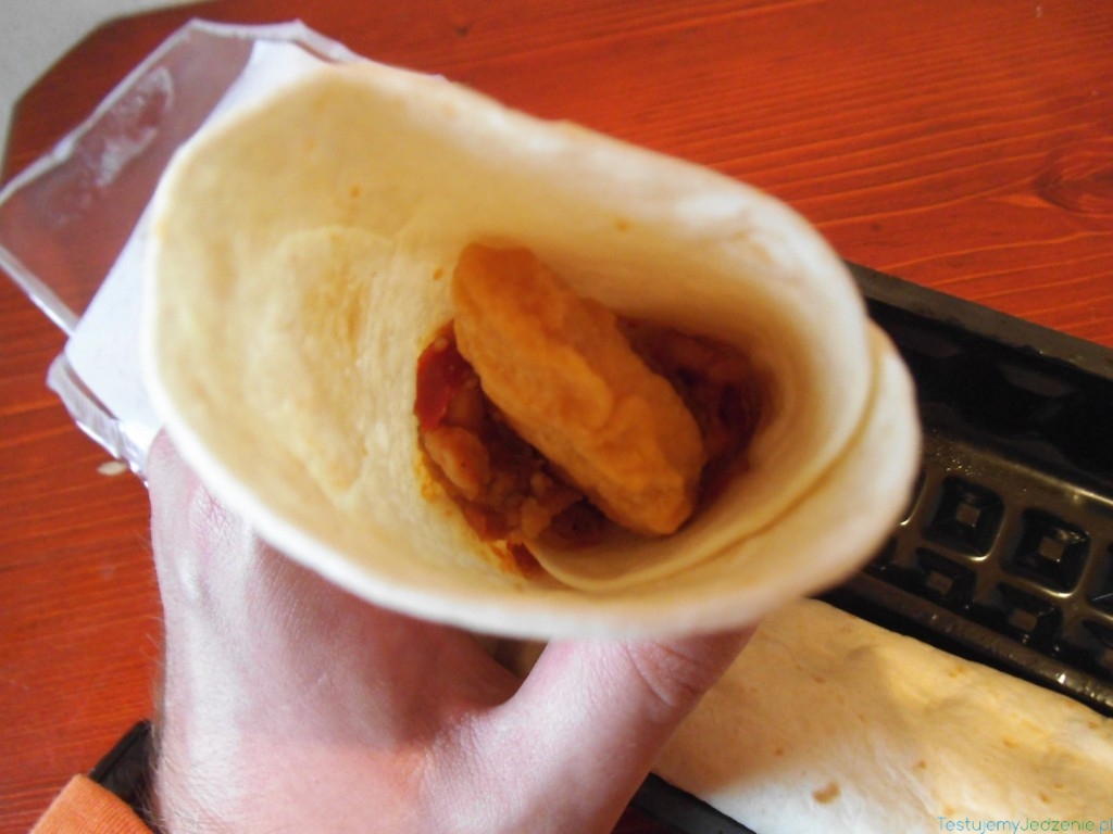 tortilla z kurczakiem z biedronki