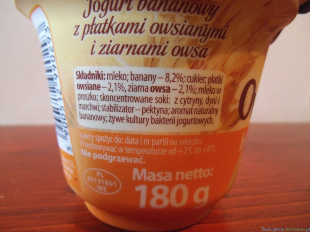 skład owsianki mlekovity