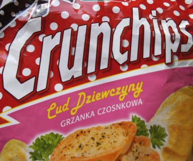 crunchips cud dziewczyny o smaku grzanki czosnkowej