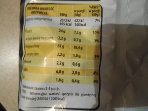 cheetos xcrrunch wartości odżywcze