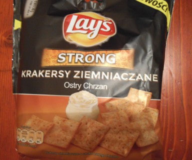 krakersy lay's ostry chrzan