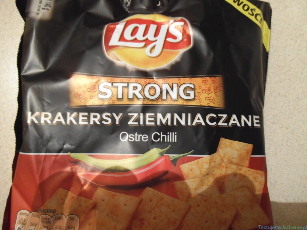 Lay's strong ostre chilli krakersy