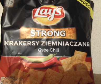 Lay's strong ostre chilli krakersy