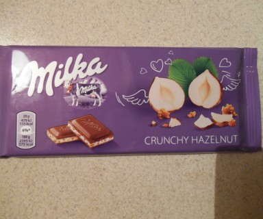 czekolada milka crunchy hazelnut