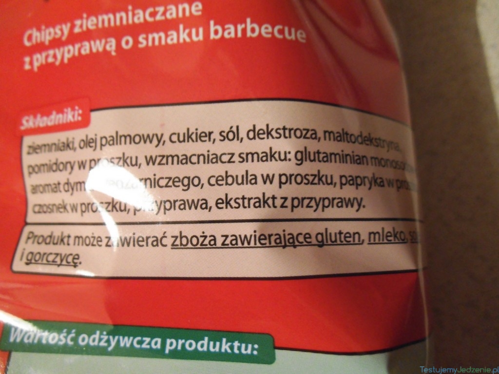 skład top chips