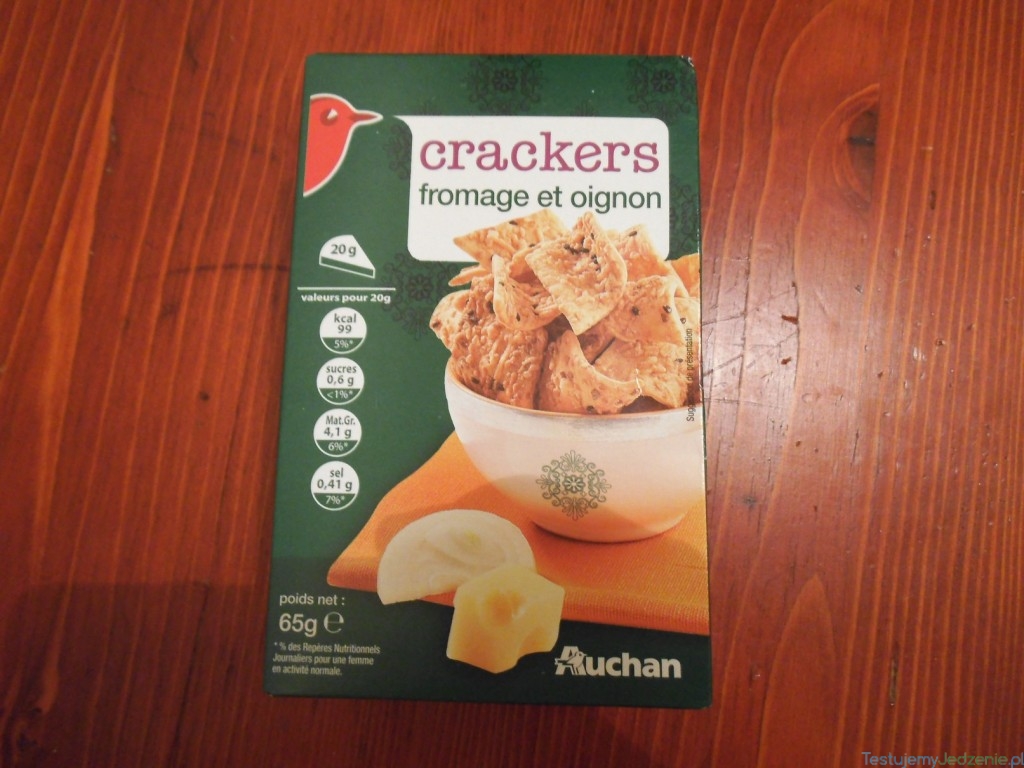 auchan krakersy fromage