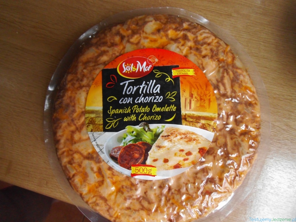 lidl tortilla z chorizo