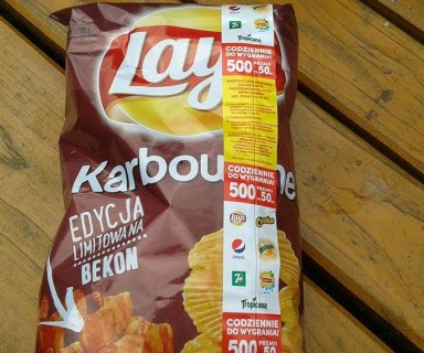 bekonowe lay's karbowane