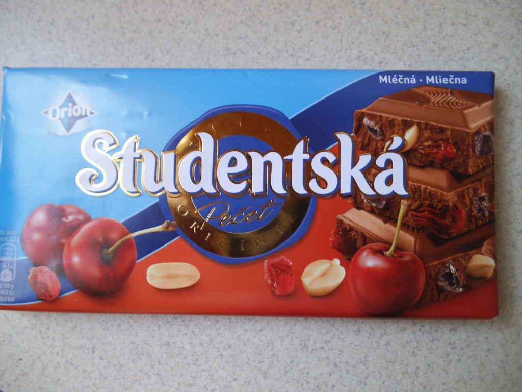wiśniowa czekolada studentska