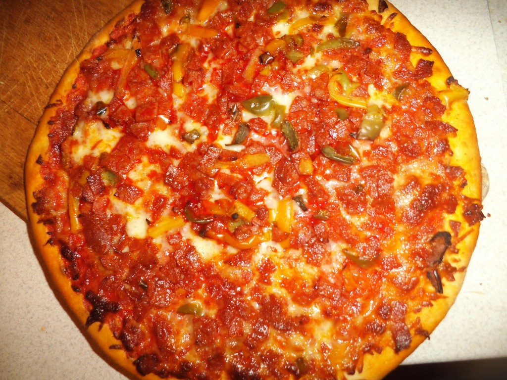 test pizzy z chorizo biedronka