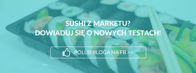 testy sushi z marketów