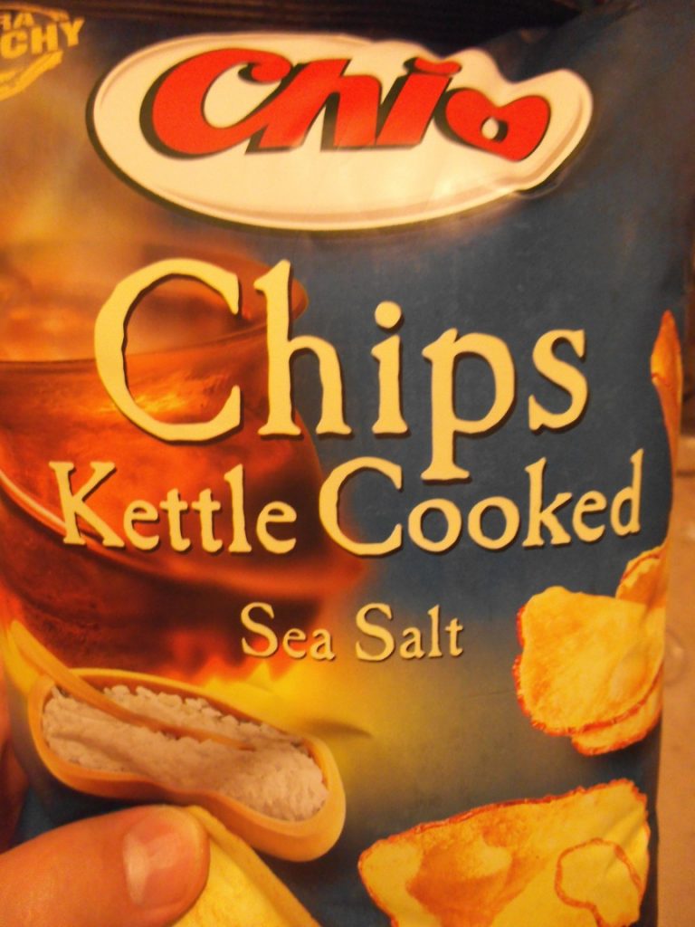 chio chips o smaku soli morskiej