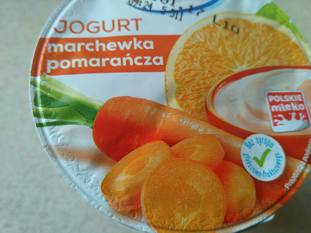 Jogurt Pilos Marchewka i Pomarańcza test