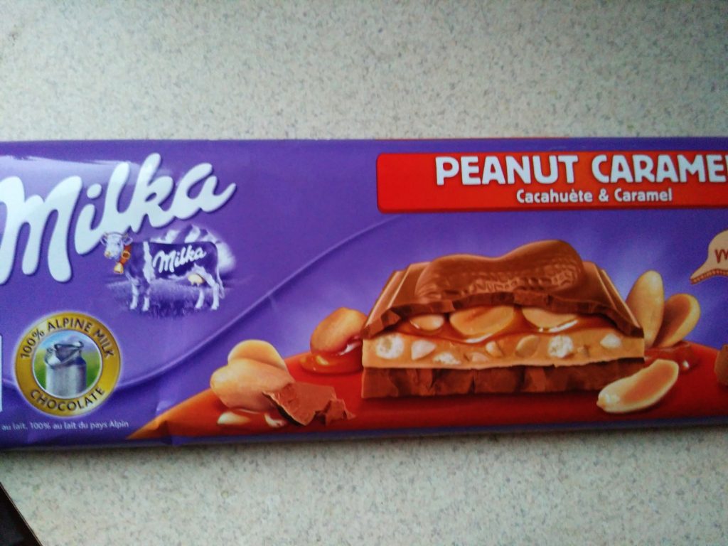 Milka Peanut Caramel test