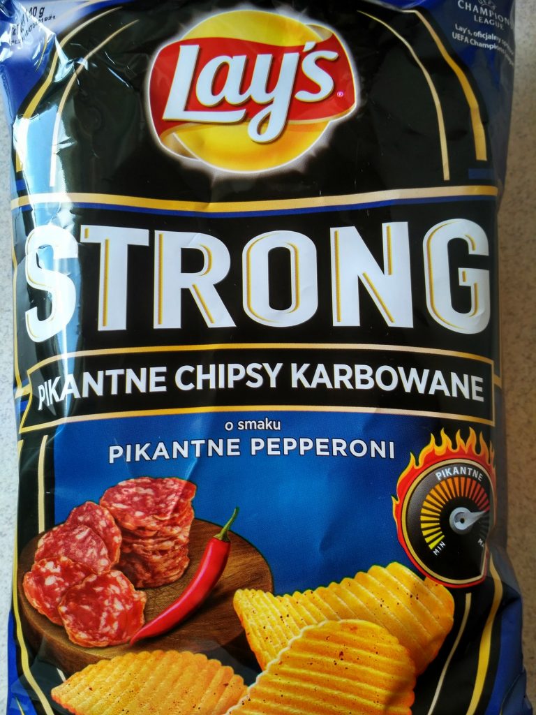 lay's strong pikantne pepperoni test