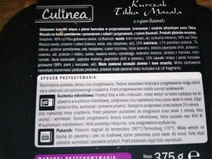 test tikka masala z Lidla