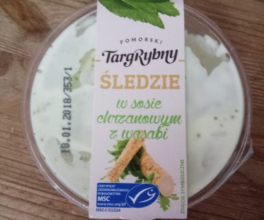 lidl śledzie wasabi