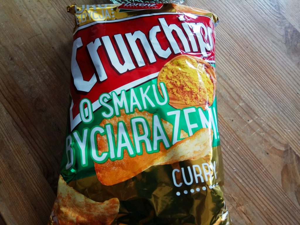 test crunchips curry